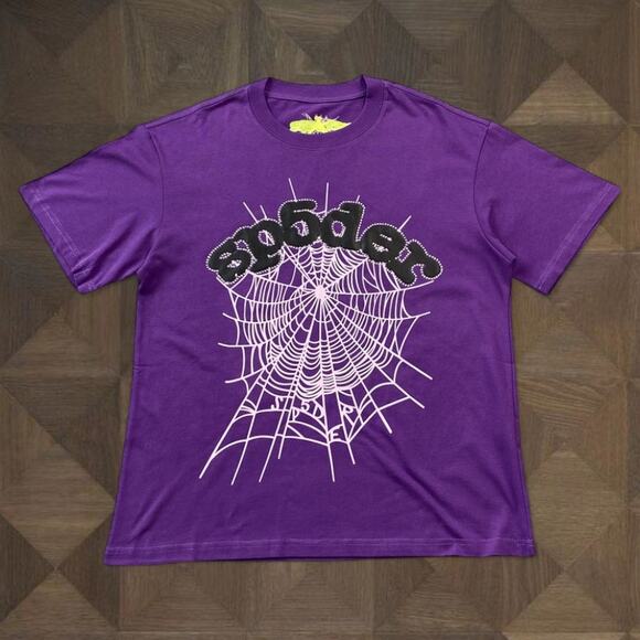 Sp5der Purple T-Shirt - Picture 1 of 3